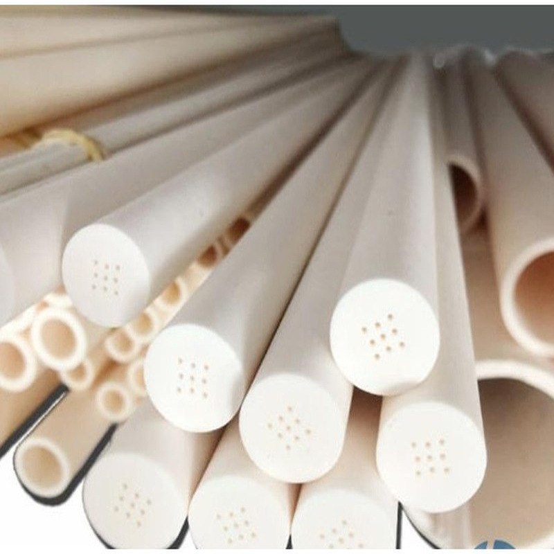 99氧化铝陶瓷管工业陶瓷非标件精密绝缘陶瓷棒99氧化铝陶瓷