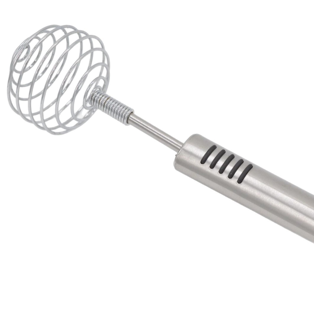 Batidor de varillas de acero inoxidable con mango de madera_voghion.com