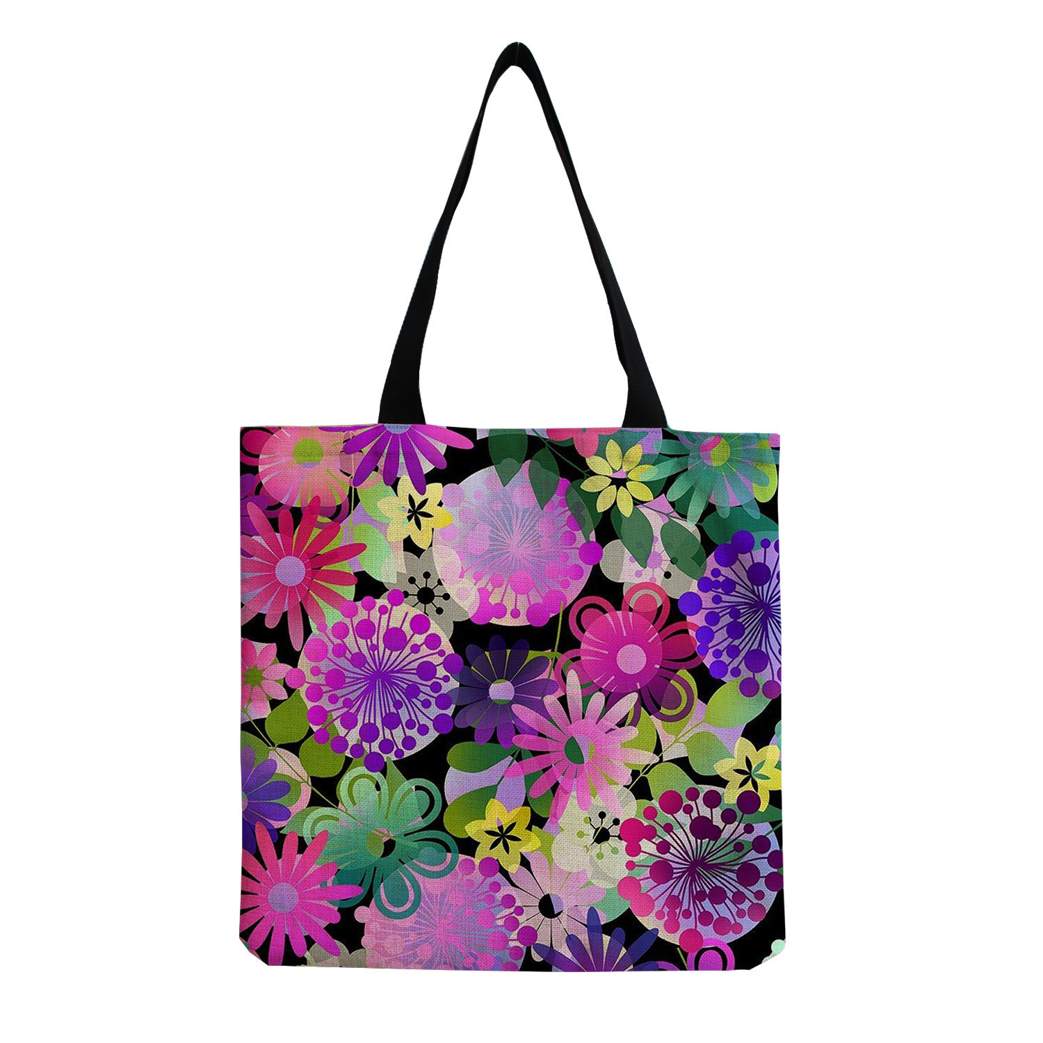 Femmes Lin Fleur Style Ethnique Vêtement De Rue Carré Ouvert Sac D'Épaule display picture 14
