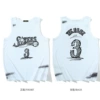 6069#Hand -painted Sixers Iverson 3 vest