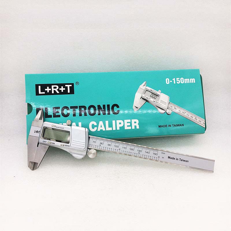 L+R+T数显卡尺0-150mm 不锈钢数显游标卡尺 电子数显卡尺