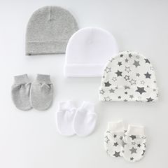 外国貿易の欧米の新生児の胎帽の赤ちゃんの帽子の赤ちゃんは手袋の赤ちゃんの帽子の2つのセットの821046新型をつかみます。