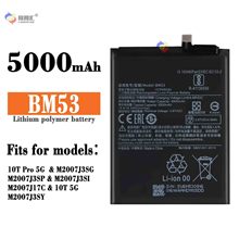 适用于小米10T Pro 5G手机电池BM53内置电板5000mah工厂批发外贸