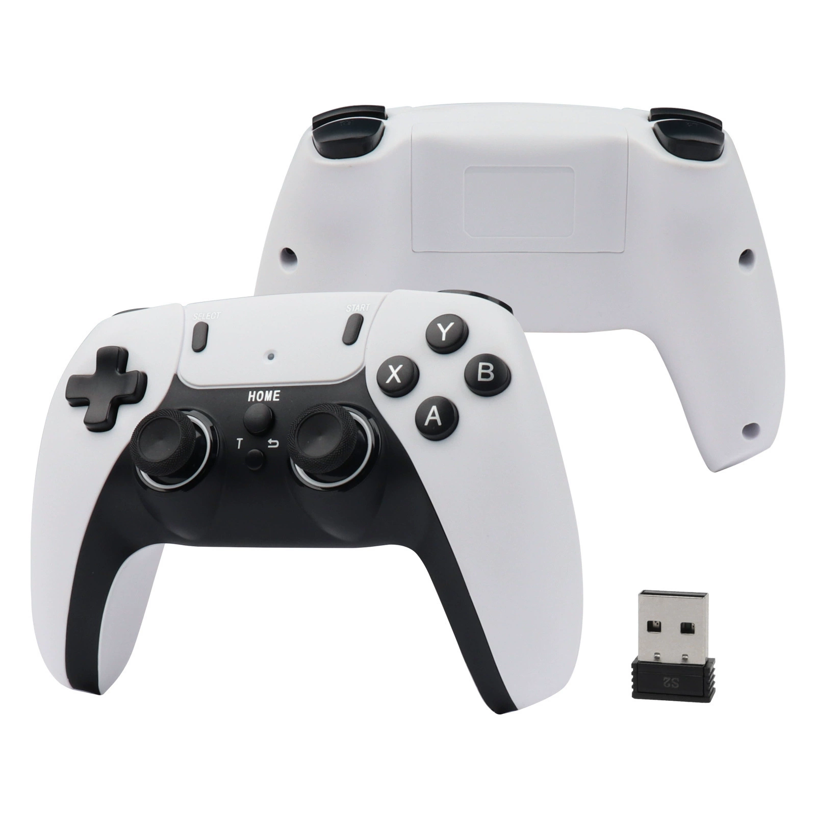 Двойной беспроводной игровой контроллер 2.4G, один к двум, компьютер PC Android игровая приставка, поставляется с контроллером M8