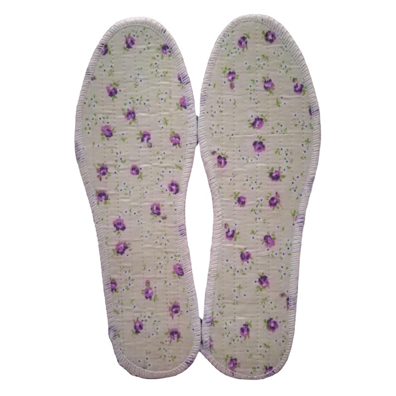 Nueva Plantilla de desodorante puro floral para mujeres desodorante absorbente de sudor pie Plantilla de cuero absorbente de golpes plantilla bordada de desodorante de verano para hombres