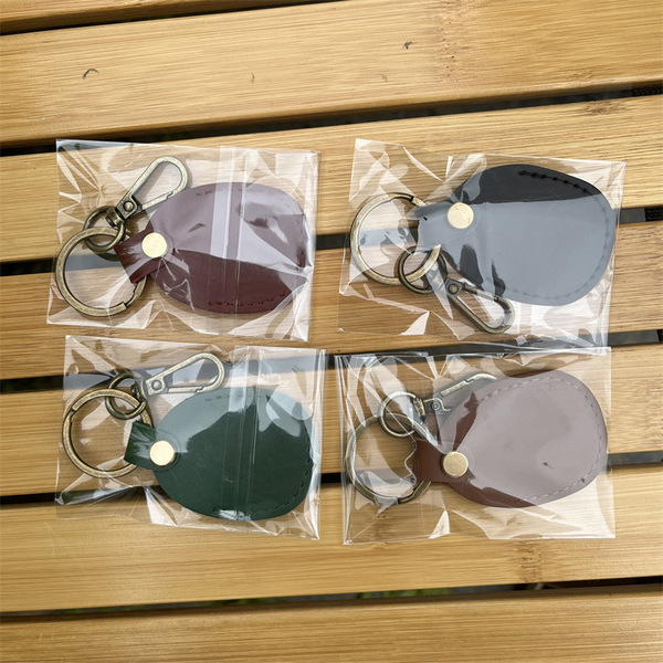 Spot is suitable for AIRTAG leather keychain protective cover AIRTAG…