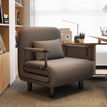 单人沙发午休躺椅折叠沙发床可坐可躺结实耐用懒人午睡办公室两用