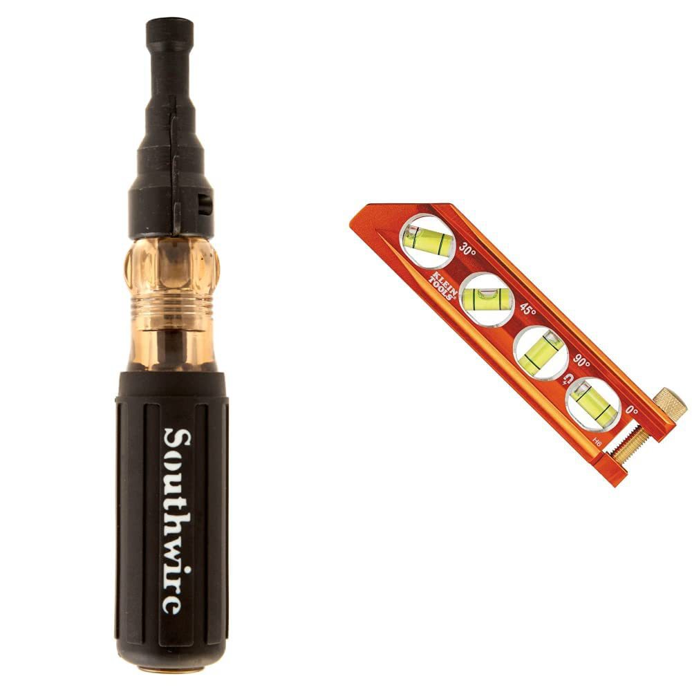 管道配件扩孔螺丝刀 + 磁性鱼雷水平仪