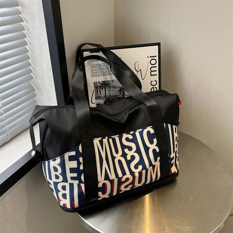Large-capacity travel bag for women, high-end outdoor luggage bag, foldable, suitable for pregnant women, short-distance storage, durable for fitness