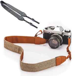New retro camera neck shoulder strap travel portable single shoulder SLR camera belt decompression digital camera accessories belt