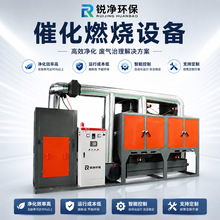 厂家批发RCO催化燃烧设备铸塑废气活性炭吸附脱附催化燃烧一体机