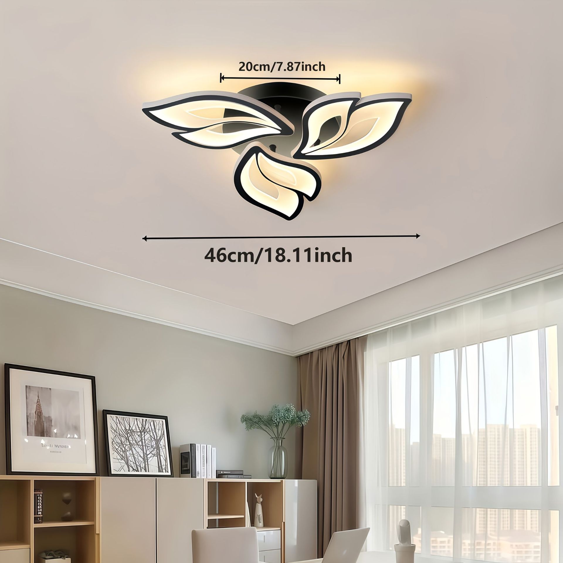 Transfronterizos dedicados LED lámpara de techo lámpara de sala de estar iluminación nórdica moderna minimalista dormitorio comedor pasillo lámpara de techo