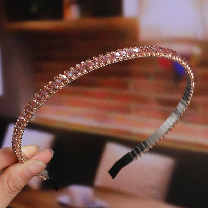 Women'S Gender Retro Style Retro Colorful Rhinestone Artificial Crystal Hair Band
