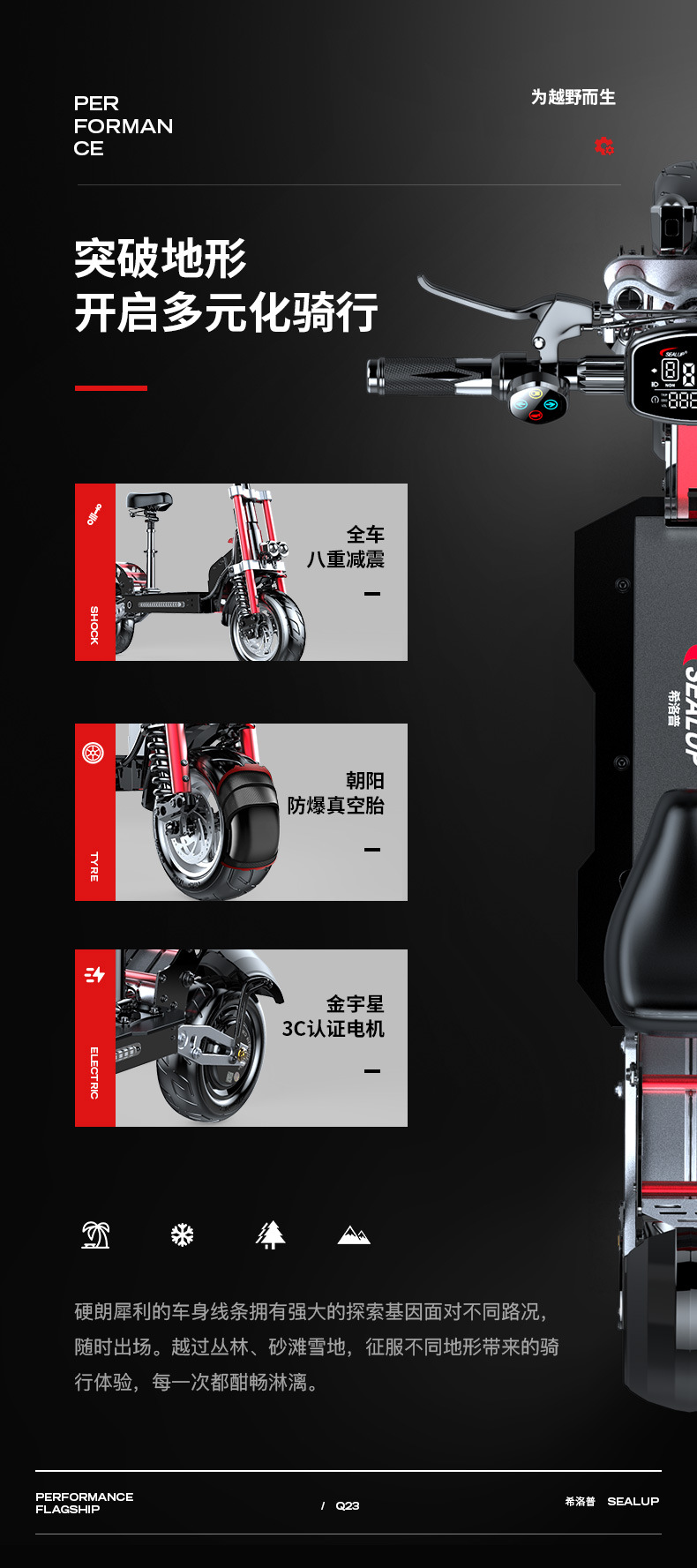 Manufacturers new mini scooter high-speed off-road rear drive 12 inch folding electric car smart electric scooter