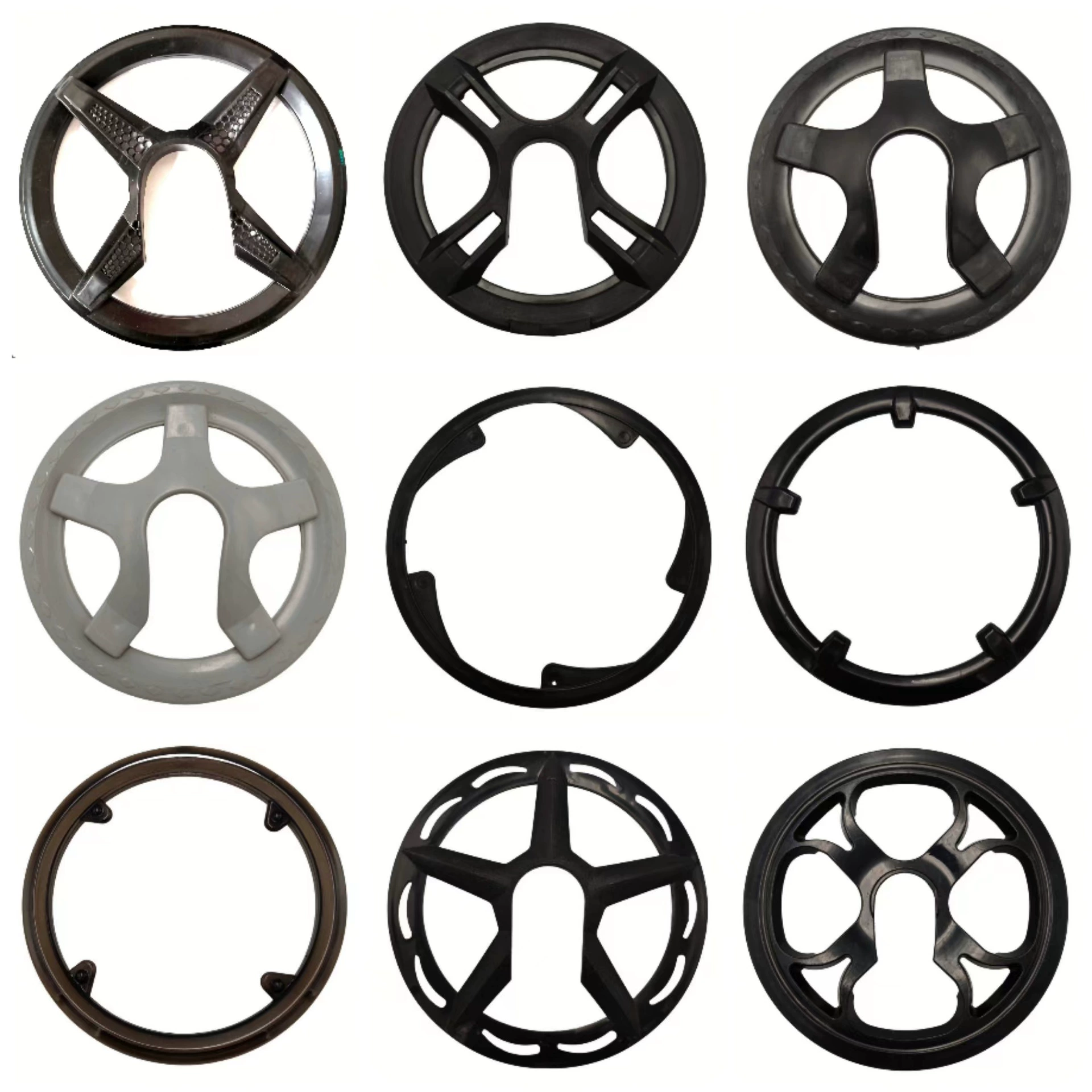 Крышка зубного диска горного велосипеда/экран диска рулетки/прозрачная крышка зубного диска с 4 отверстиями/Защитная крышка для рулетки коричневого цвета