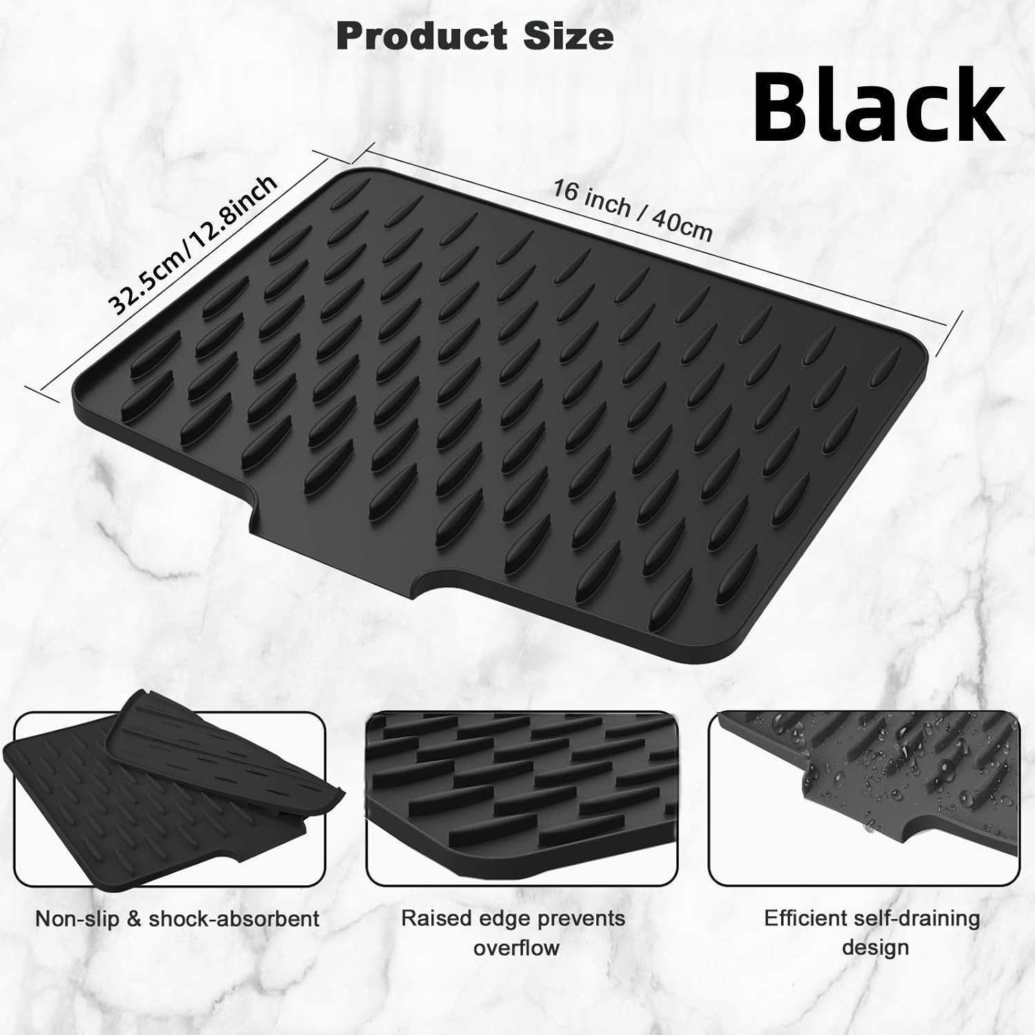 Large size [black] 40*32