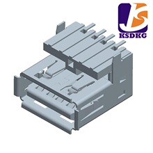 贴片USB插座加高型 销售USB插口贴片 底座垫高贴片USB母座