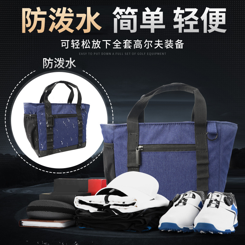 Bolso de pelota de PU impermeable de golf, bolso de ropa de gran capacidad, bolso de ropa de moda, fabricante de bolsas de zapatos independientes al por mayor