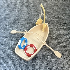 ままごとミニボート浮き輪釣り漁船水槽造景模型ミニチュア振り子男の子女の子玩具