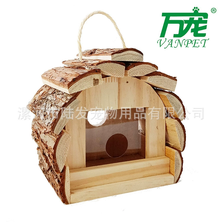 Деревянный бутик гнездо для разведения птиц-04025