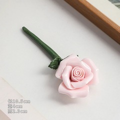 手作りのバラのセラミック花瓶フラワーアレンジメントアロマテラピーホームベッドルームデスクトップ装飾花器卸売