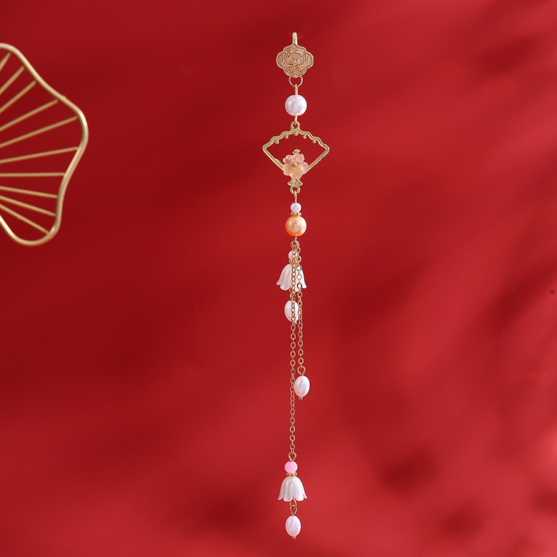 Antigüedades Cheongsam, tendencia nacional, temperamento, temperamento, colgante, broche, ropa de té Hanfu, borlas, retro, maquillaje chino, accesorios para mujeres