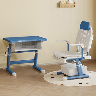 Reclining Children's Study Table, Primary and Secondary School Students' Lunch Break Desks and Chairs, School Tutoring Training Class Writing Desk Set
