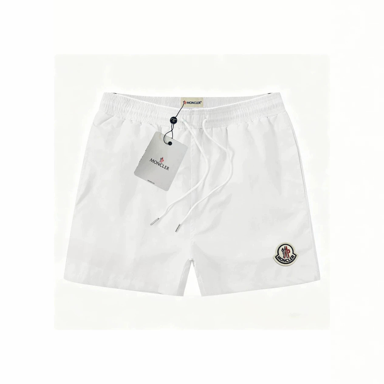 Men's Moncler Summer Quick-Dry Casual Shorts, Loose Straight-Leg Sports Beach Shorts, Couple's Quarter-Length Shorts, Original Export Version