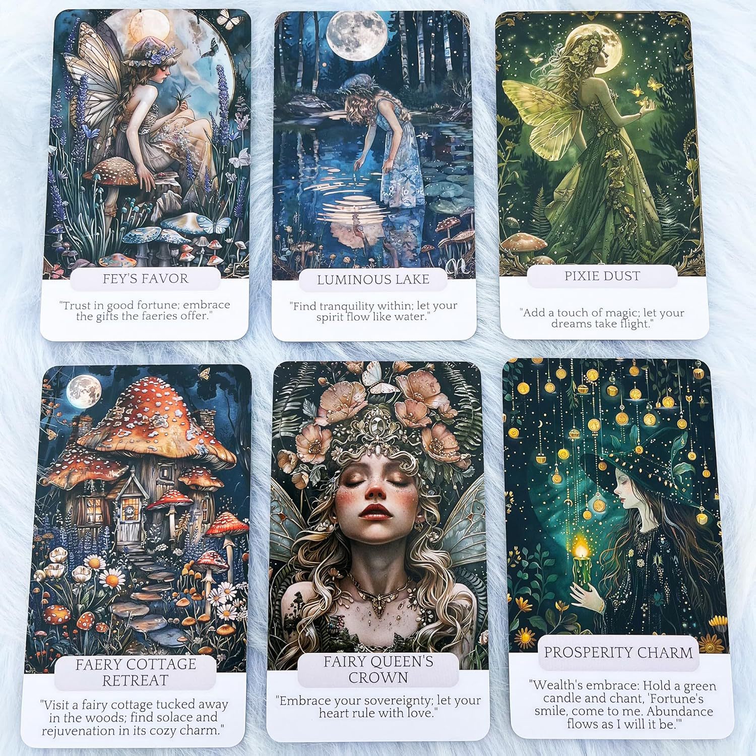 Carte dei tarocchi in inglese e gioco da tavolo fairy magic_voghion.com