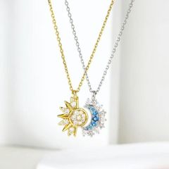 新型の太陽の花はジルコニウムの合金のネックレスを入れます。
