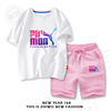 Summer sports suit for boys, fashionable T-shirt, trousers, with short sleeve, children's clothing