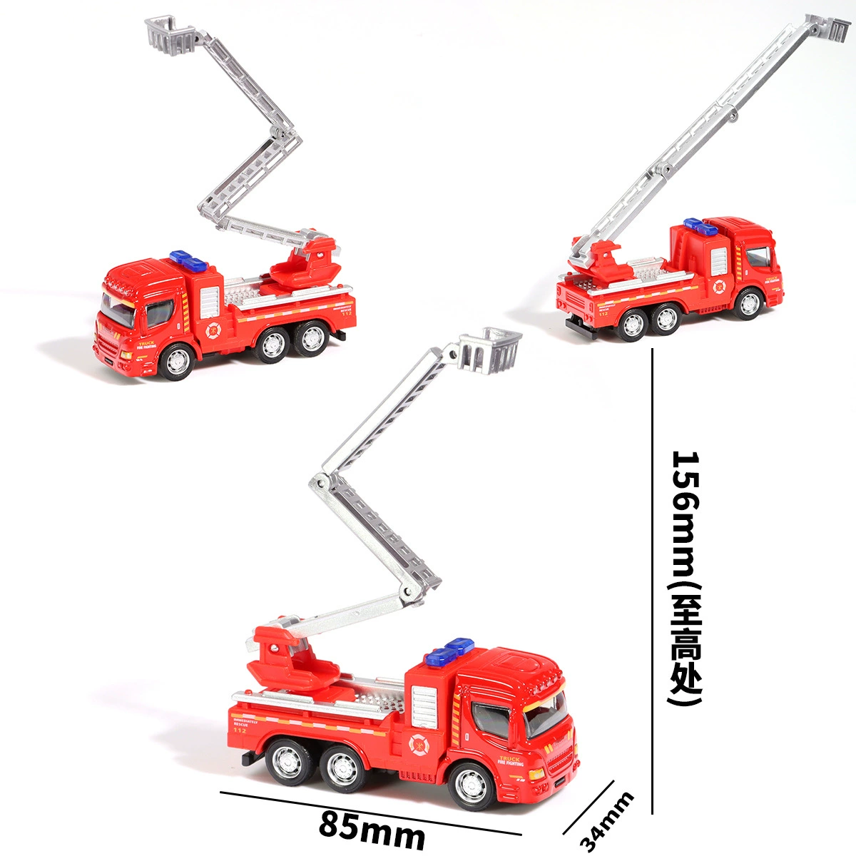 Toy car for boys, scale 1:64