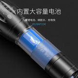 微笑鲨 Дорожный портативный телескопический фонарь для велоспорта, велосипед, фары