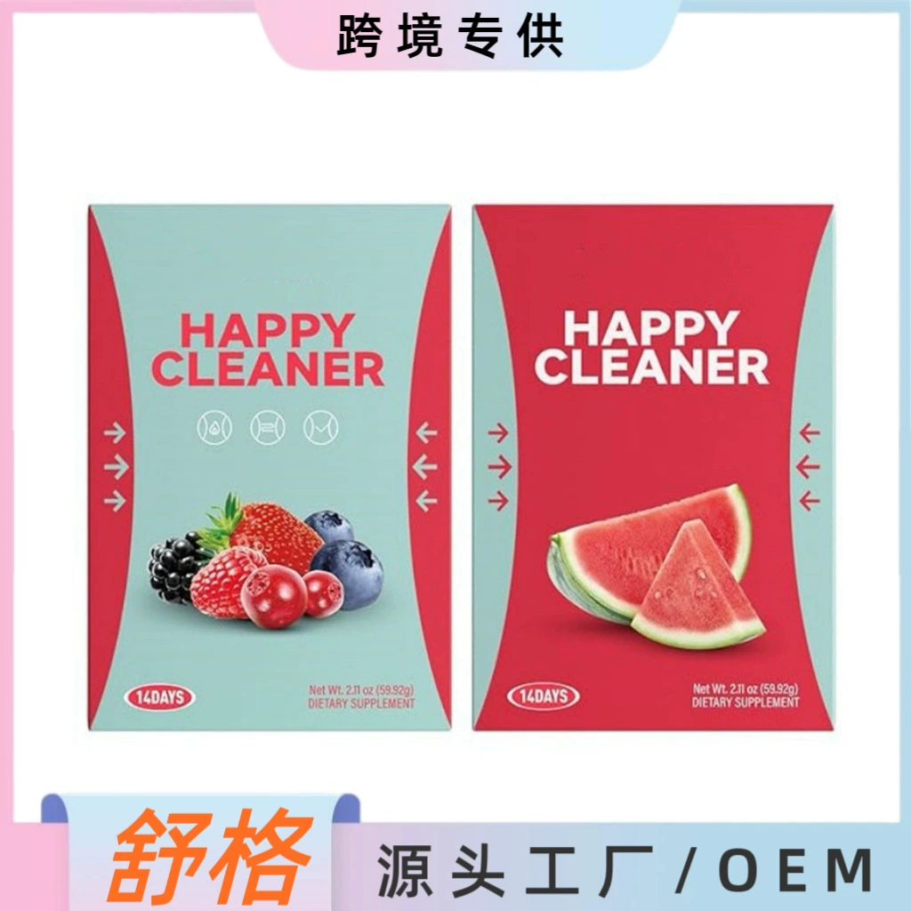 Популярный порошок электролитов с арбузом HAPPY CLEANER со вкусом черники, порошок для чистки, производитель источника.