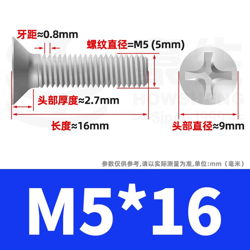 304ステンレスネジのネジの十字溝の平頭のネジのKMの機械の糸の小さいネジのm 2m 3m 4m 5m 6|undefined