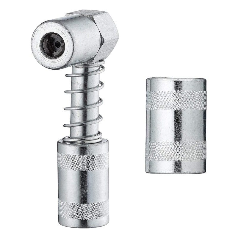 90 grados boquilla de aceite adaptador de acoplador de grasa con manga accesorios de pistola de grasa Accesorios para herramientas de lubricación