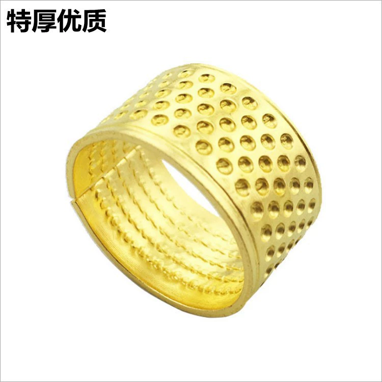 Очень толстый Железный наперсток, золото и серебро, верхнее кольцо иглы для ручного шитья, 100 шт./Пакет, верхний обруч для иглы, очень толстый Железный наперсток