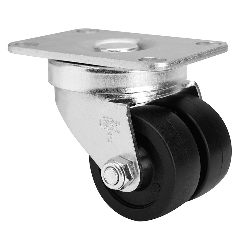 Rueda de Bajo Centro de Gravedad para Equipos M61-13 de 2 Pulgadas Nailon PA Giratoria