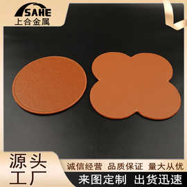 工厂直销简约皮革杯垫活动促销DIY创意pu防滑咖啡垫隔热餐垫定制