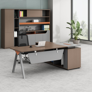 Simple boss desk general manager supervisor office desk and chair combination workbench finance boss office furniture class desk