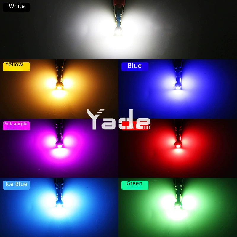 Автомобильный LED лоскут свет индикатор T5 3030 3smd индикаторный свет центральный контроль свет яркий дисплей свет