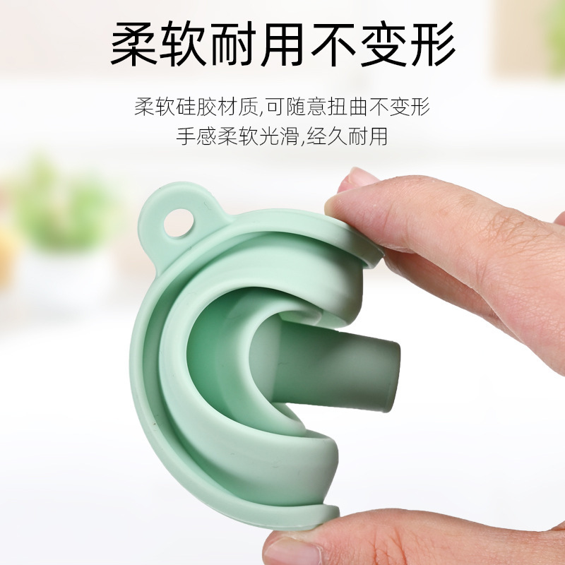 Punto embudo de silicona plegable portátil embudo de cuello largo embudo plegable de silicona pequeño embudo de vino embudo de aceite