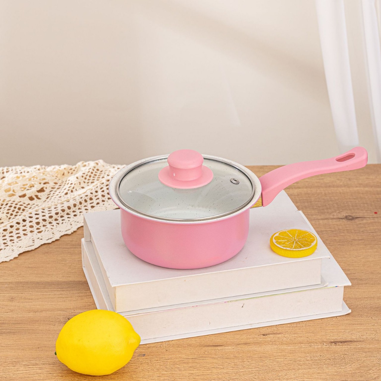 Suministro directo transfronterizo conjunto de olla de diez o tres piezas conjunto de regalo wok plana pequeña sartén sopa olla pala traje al por mayor