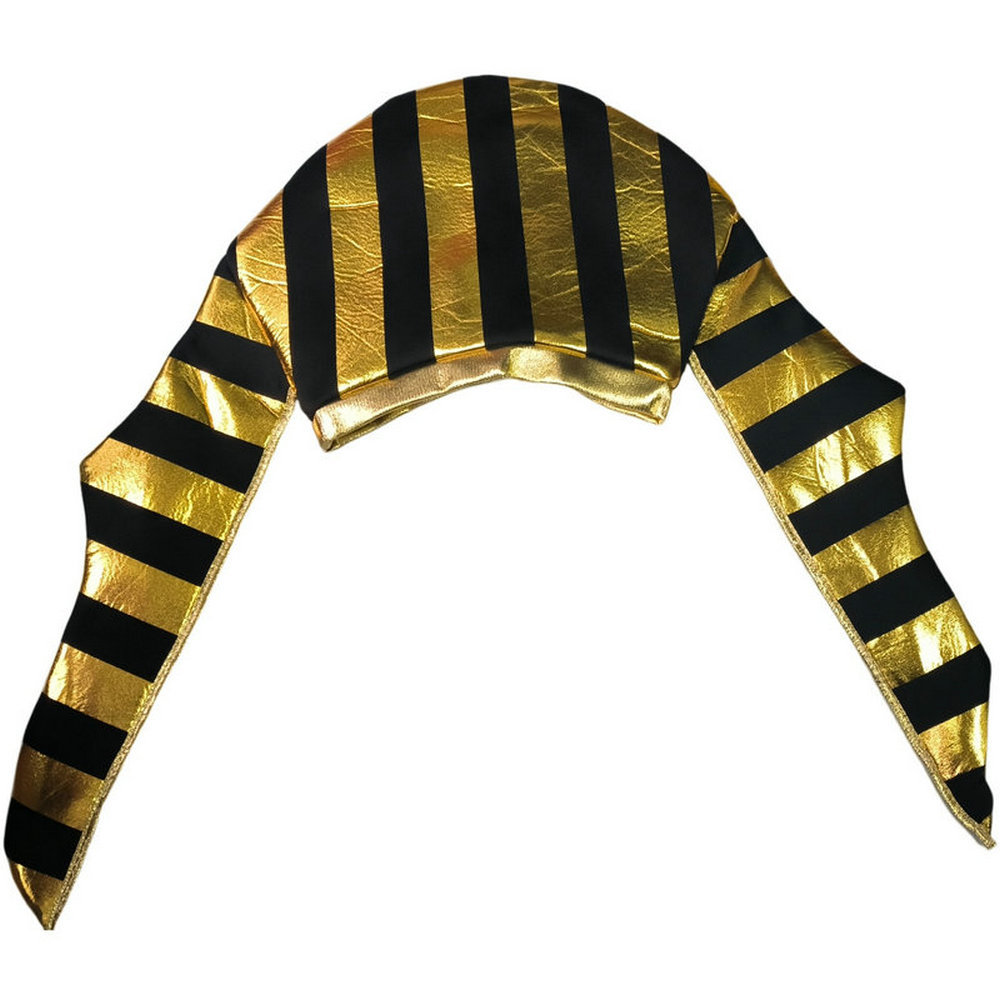 Fiesta de baile de Halloween sombrero egipcio sombrero de oro Faraón faraón egipcio sombrero Cosplay sombrero cabeza de serpiente
