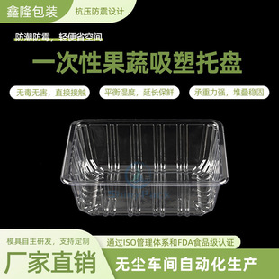 Supermarket Display Bulk Fruit Tray Anti-Slip Texture Thickened Vegetable Packaging Bottom Tray Blister Tray Manufacturer Customized