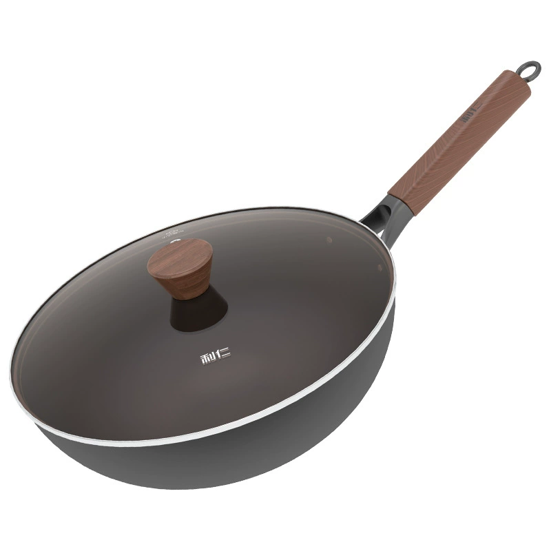 利仁 Stir -fried pot refined iron pot Healthy stove gas stove induction cooker non -stick pan universal pot no coating pot