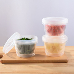 日本輸入nakayaネギ姜にんにく収納ケース冷蔵庫収納水切りキッチンにネギ新鮮ケース食品級