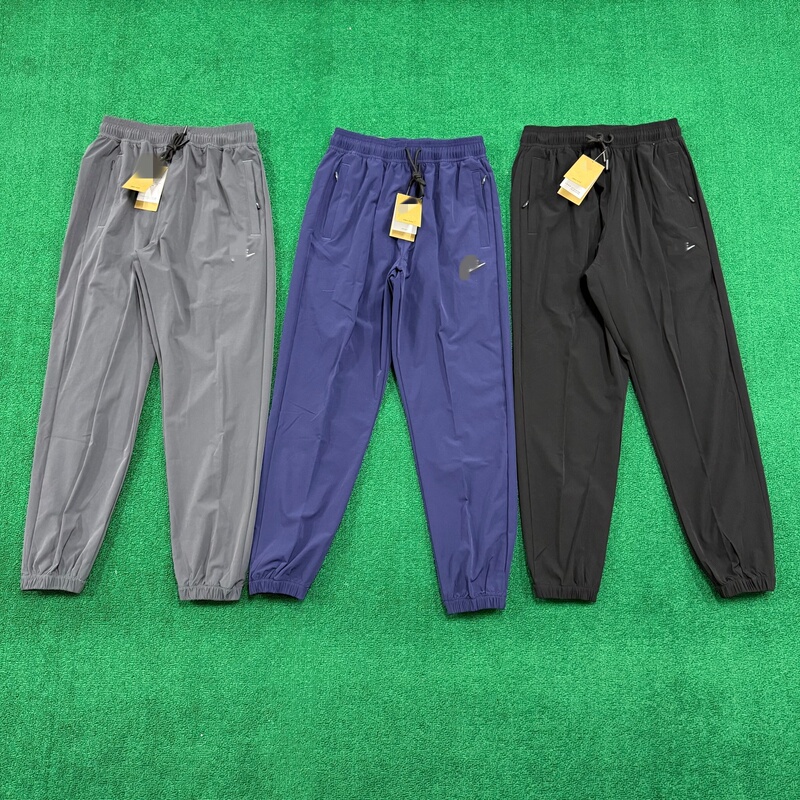 Quick-dry breathable casual pants, loose-fitting sports workwear trousers, outdoor running fitness drawstring jogger pants, new cross-border model Quick-dry breathable casual pants, loose-fitting sports workwear trousers, outdoor running fitness drawstring jogger pants, new cross-border model