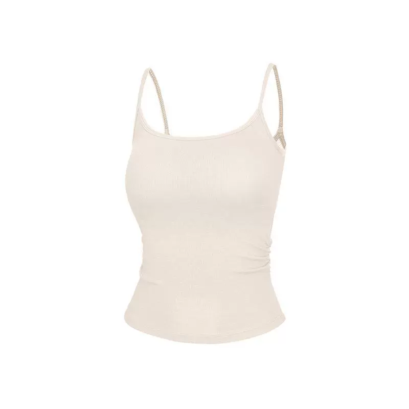 Top with cups, breathable elastic T-shirt, lifting effect