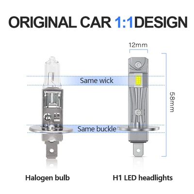 Ön faralar Headlight In-line H1 3570